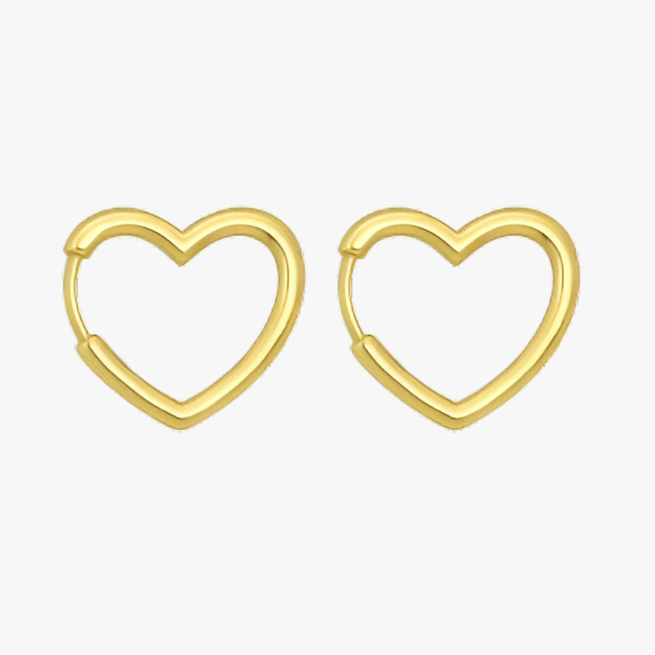 Aurora Heart Diamond Stud Earrings